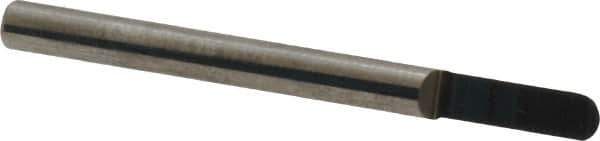 Accupro - 1/8 Inch Diameter, 1-1/2 Inch Overall Length, 3/8 Inch Split Length, Solid Carbide, Full Radius Split End Carbide Blank - Single End - Eagle Tool & Supply