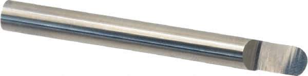 Accupro - 1/4 Inch Diameter, 2-1/2 Inch Overall Length, 3/8 Inch Split Length, Solid Carbide, Full Radius Split End Carbide Blank - Single End - Eagle Tool & Supply