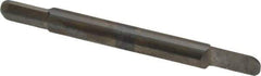 Accupro - 3/16 Inch Diameter, 2 Inch Overall Length, 3/8 Inch Split Length, Solid Carbide, Full Radius Split End Carbide Blank - Double End - Eagle Tool & Supply