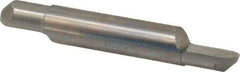 Accupro - 3/8 Inch Diameter, 2-1/2 Inch Overall Length, 1/2 Inch Split Length, Solid Carbide, Full Radius Split End Carbide Blank - Double End - Eagle Tool & Supply