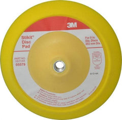 3M - 8" Diam Adhesive/PSA Disc Backing Pad - Medium Density, 3,000 RPM - Eagle Tool & Supply