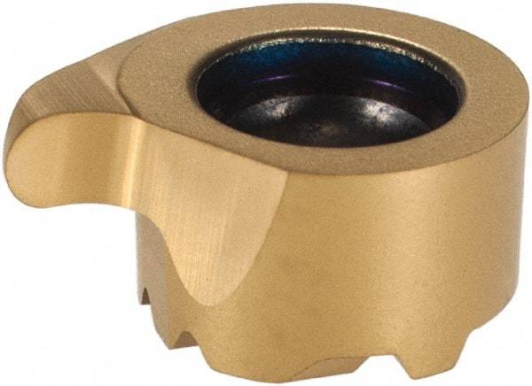 Seco - LCEX080402 Grade CP500 Carbide Turning Insert - TiAlN/TiN Finish, 90° Irregular, 0.008" Corner Radius - Eagle Tool & Supply