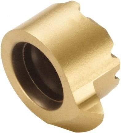 Seco - LCEX1105 Grade CP500, Internal Partial Profile 60° Threading Insert - 1.25 to 1.75mm & 20 to 16 TPI Int Pitch, Right Hand Insert, TiAlN/TiN Finish, Carbide - Eagle Tool & Supply