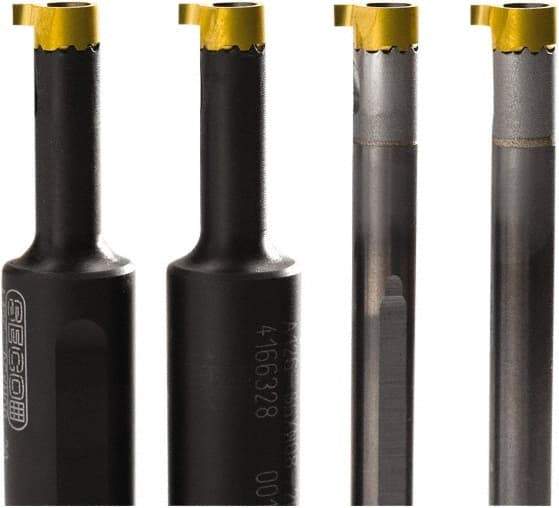 Seco - 8mm Min Bore Diam, 86.5mm OAL, 6mm Shank Diam, E-SGXN Indexable Boring Bar - LCEX 0804.. Insert, Screw Holding Method - Eagle Tool & Supply