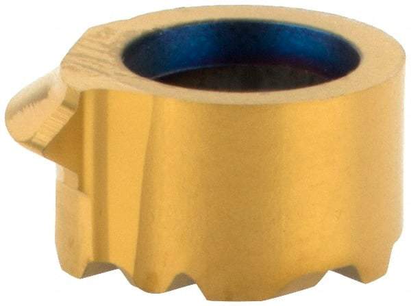 Seco - LCEX0804 Grade CP500, Internal UN Threading Insert - 16 TPI Int Pitch, Right Hand Insert, TiAlN/TiN Finish, Carbide - Eagle Tool & Supply