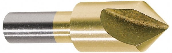 Melin Tool - 1/8" Head Diam, 1/8" Shank Diam, 1 Flute 60° Cobalt Countersink - Eagle Tool & Supply