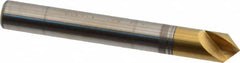 Melin Tool - 1/4" Head Diam, 1/4" Shank Diam, 1 Flute 90° Cobalt Countersink - Eagle Tool & Supply