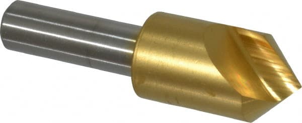 Melin Tool - 5/8" Head Diam, 3/8" Shank Diam, 1 Flute 90° Cobalt Countersink - Eagle Tool & Supply