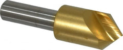 Melin Tool - 5/8" Head Diam, 3/8" Shank Diam, 1 Flute 90° Cobalt Countersink - Eagle Tool & Supply