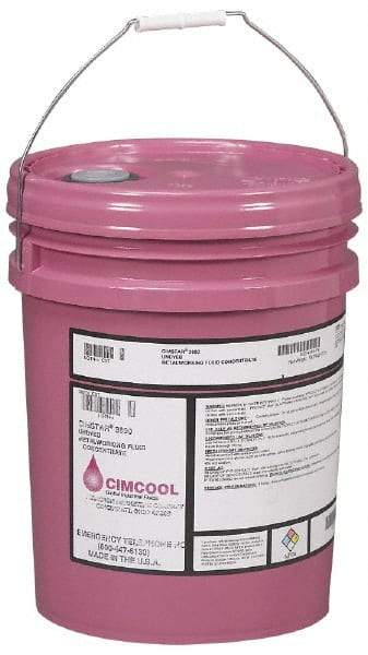 Cimcool - Cimstar 3890, 5 Gal Pail Cutting & Grinding Fluid - Semisynthetic, For Boring, Drilling, Grinding, Milling - Eagle Tool & Supply