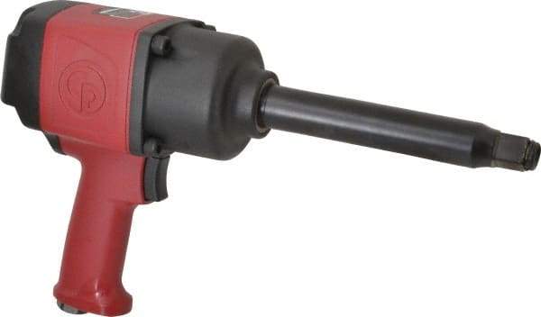 Chicago Pneumatic - 3/4" Drive, 6,300 RPM, 1,200 Ft/Lb Torque Impact Wrench - Pistol Grip Handle, 850 IPM, 7.5 CFM, 90 psi, 3/8" NPTF Inlet - Eagle Tool & Supply