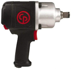 Chicago Pneumatic - 1" Drive, 6,300 RPM, 1,200 Ft/Lb Torque Impact Wrench - Pistol Grip Handle, 850 IPM, 7.5 CFM, 90 psi, 3/8" NPTF Inlet - Eagle Tool & Supply