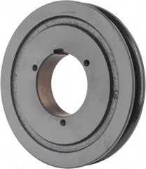 Browning - 1 Groove, 5/8 to 2-1/4 Bore Diam, 6.88" Outside Diam, QD Bushed V Belt Sheave - 6.7 5V Diam Belt Pitch - Eagle Tool & Supply