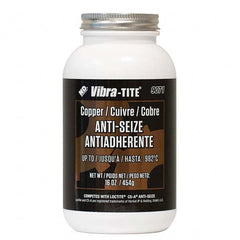 Vibra-Tite - 16 oz Jar, Copper Anti-Seize Lubricant, with Brush Cap - Eagle Tool & Supply