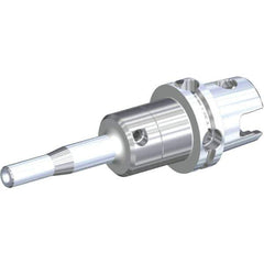 Kennametal - KM63UT Modular Connection, 8mm Hole Diam, Hydraulic Tool Holder/Chuck - 15.5mm Nose Diam, 160mm Projection, 27mm Clamp Depth, 15,000 RPM, Through Coolant - Exact Industrial Supply