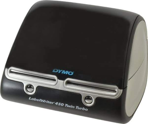 Dymo - LabelWriter 450 Twin Turbo - 300 DPI Resolution, 5-1/2" Wide x 11-3/8" Long - Eagle Tool & Supply