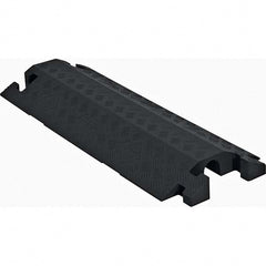 Checkers - On Floor Cable Covers Cover Material: Polyurethane Number of Channels: 1 - Eagle Tool & Supply