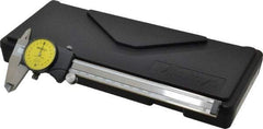 Mitutoyo - 0mm to 150mm Range, 0.02 mm Graduation, 2mm per Revolution, Dial Caliper - Yellow Face, 50mm Jaw Length, Accurate to 0.03mm - Eagle Tool & Supply
