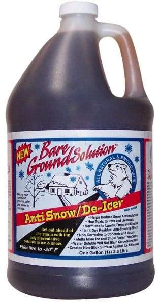 Bare Ground Solutions - 1 Gal Jug Magnesium Chloride Liquid - Effective to -25°F - Eagle Tool & Supply