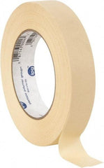 Intertape - 1" Wide x 60 Yd Long Tan Paper Masking Tape - Series PG5, 6.3 mil Thick, 25 In/Lb Tensile Strength - Eagle Tool & Supply