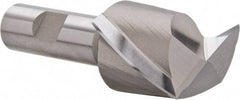 Hertel - 1-5/8", 1-5/8" LOC, 3/4" Shank Diam, 3-7/8" OAL, 2 Flute, High Speed Steel Square End Mill - Single End, Uncoated, Spiral Flute, 30° Helix, Centercutting, Right Hand Cut, Right Hand Flute - Eagle Tool & Supply