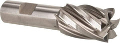Hertel - 1-1/16", 1-1/2" LOC, 3/4" Shank Diam, 3-7/8" OAL, 6 Flute, Cobalt Square End Mill - Single End, Uncoated, Spiral Flute, 30° Helix, Centercutting, Right Hand Cut, Right Hand Flute - Eagle Tool & Supply