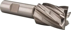 Hertel - 1-3/16", 1-1/2" LOC, 3/4" Shank Diam, 3-7/8" OAL, 6 Flute, Cobalt Square End Mill - Single End, Uncoated, Spiral Flute, 30° Helix, Centercutting, Right Hand Cut, Right Hand Flute - Eagle Tool & Supply
