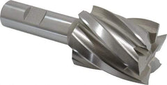 Hertel - 1-5/8", 2" LOC, 3/4" Shank Diam, 4-3/8" OAL, 6 Flute, Cobalt Square End Mill - Single End, Uncoated, Spiral Flute, 30° Helix, Centercutting, Right Hand Cut, Right Hand Flute - Eagle Tool & Supply
