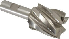 Hertel - 1-3/4", 2" LOC, 3/4" Shank Diam, 4-3/8" OAL, 6 Flute, Cobalt Square End Mill - Single End, Uncoated, Spiral Flute, 30° Helix, Centercutting, Right Hand Cut, Right Hand Flute - Eagle Tool & Supply