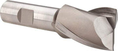 Hertel - 1-1/4", 1-5/8" LOC, 3/4" Shank Diam, 3-7/8" OAL, 2 Flute, Cobalt Square End Mill - Single End, Uncoated, Spiral Flute, 30° Helix, Centercutting, Right Hand Cut, Right Hand Flute - Eagle Tool & Supply