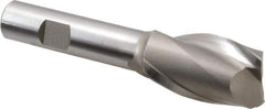 Hertel - 1", 1-5/8" LOC, 5/8" Shank Diam, 4-1/8" OAL, 2 Flute, Cobalt Square End Mill - Single End, Uncoated, Spiral Flute, 30° Helix, Centercutting, Right Hand Cut, Right Hand Flute - Eagle Tool & Supply