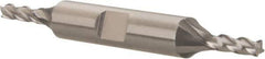 Hertel - 5/32", 7/16" LOC, 3/8" Shank Diam, 3-1/8" OAL, 4 Flute, Cobalt Square End Mill - Double End, Uncoated, Spiral Flute, 30° Helix, Right Hand Cut, Right Hand Flute - Eagle Tool & Supply
