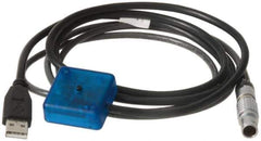 ASD/QMS - Remote Data Collection Interface - 6 Ft. Overall Length, For Use with Mahr Maxum III Indicator (10 Pin), Starrett 733 Series Micrometers & 2600 Series Indicators - Eagle Tool & Supply