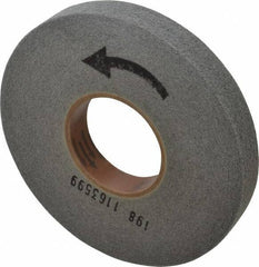 Merit Abrasives - 8" Diam, 1" Face Width, 3" Center Hole, Fine Grade, Silicon Carbide Deburring Wheel - Convolute, Hard Density 7 Grade, 4,500 RPM - Eagle Tool & Supply