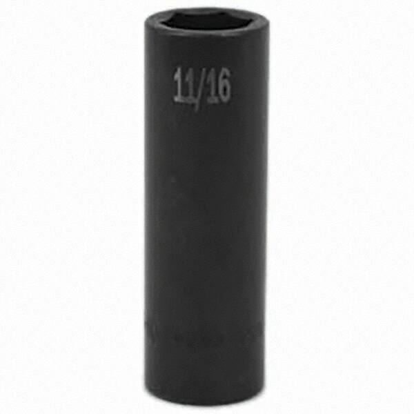 SK - Impact Socket - 1/2"DR 11/16" DEEP IMPACT SOCKET - Eagle Tool & Supply