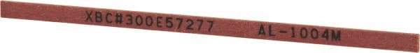 Value Collection - Rectangular, Ceramic Fiber Finishing Stick - 4" Long x 5/32" Wide x 1/32" Thick, 300 Grit, Extra Fine Grade - Eagle Tool & Supply