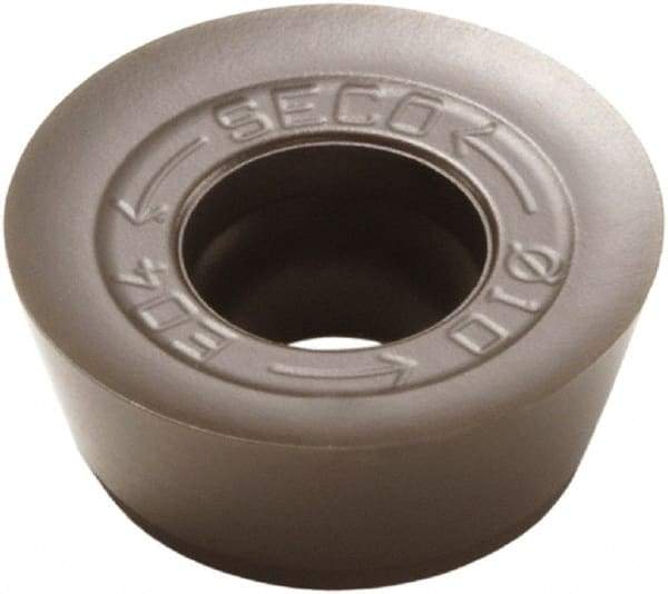 Seco - RDHT0803M0 E03 Grade T350M Carbide Milling Insert - TiCN/Al2O3 Finish, 1/8" Thick, 0.315" Inscribed Circle - Eagle Tool & Supply