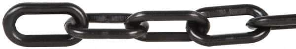 PRO-SAFE - 100' Long x 2" Wide Plastic Chain - Black - Eagle Tool & Supply