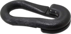 PRO-SAFE - 2" Wide Barrier Connecting Link - Celcon, Black, Use with Plastic Chain - Eagle Tool & Supply