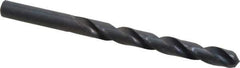 Hertel - 11/32" 135° High Speed Steel Jobber Drill - Oxide Finish, Right Hand Cut, Spiral Flute, Straight Shank, 4-3/4" OAL, Split Point - Eagle Tool & Supply