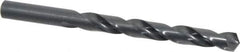 Hertel - 7/16" 135° High Speed Steel Jobber Drill - Oxide Finish, Right Hand Cut, Spiral Flute, Straight Shank, 5-1/2" OAL, Split Point - Eagle Tool & Supply