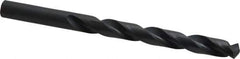 Hertel - Letter W 135° High Speed Steel Jobber Drill - Oxide Finish, Right Hand Cut, Spiral Flute, Straight Shank, 5-1/8" OAL, Split Point - Eagle Tool & Supply