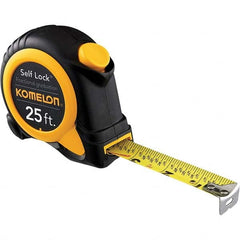 Komelon - 25' x 1" Yellow Blade Tape Measure - Eagle Tool & Supply