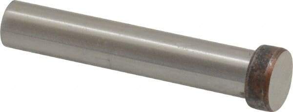 Dayton Lamina - 1/2" Head Diam, 3/8" Shank Diam, Basic Head, A2 Grade Tool Steel, Solid Mold Die Blank & Punch - 3/16" Head Height, 2-1/4" OAL, Blank Punch, Regular (KPB) Series - Eagle Tool & Supply