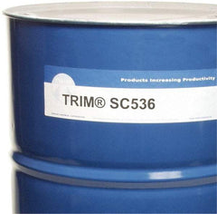 Master Fluid Solutions - Trim SC536, 54 Gal Drum Cutting & Grinding Fluid - Semisynthetic, For Drilling, Reaming, Tapping - Eagle Tool & Supply