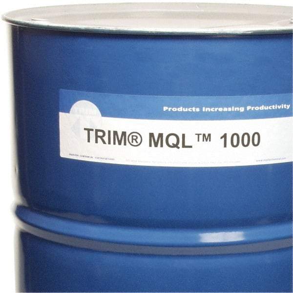 Master Fluid Solutions - Trim MQL 1000, 54 Gal Drum Cutting Fluid - Straight Oil, For Drilling, Milling, Reaming, Sawing, Tapping - Eagle Tool & Supply