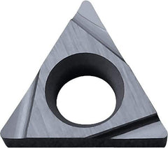 Kyocera - TCGT21.50.5 Grade TN60 Cermet Turning Insert - Uncoated, 60° Triangle, 1/4" Inscr Circle, 3/32" Thick, 0.008" Corner Radius - Eagle Tool & Supply