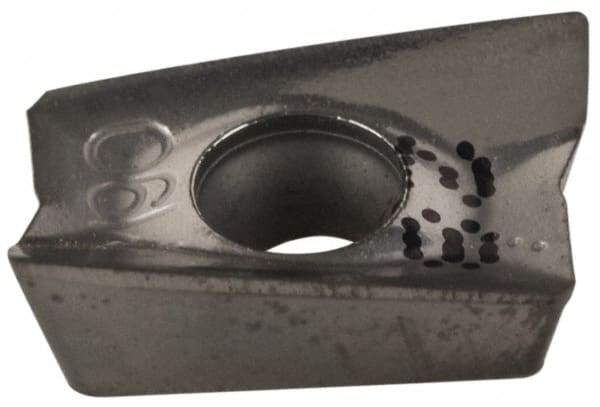 Iscar - HM90 APCR100304 Grade IC28 Carbide Milling Insert - Uncoated, 0.152" Thick, 0.4mm Corner Radius - Eagle Tool & Supply