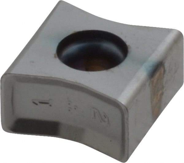 Iscar - LNMT1106 MM Grade IC328 Carbide Milling Insert - TiCN Finish, 0.2362" Thick, 0.8mm Corner Radius - Eagle Tool & Supply