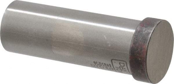 Dayton Lamina - 7/8" Head Diam, 3/4" Shank Diam, Basic Head, A2 Grade Tool Steel, Solid Mold Die Blank & Punch - 1/4" Head Height, 2-1/4" OAL, Blank Punch, Regular (KPB) Series - Eagle Tool & Supply